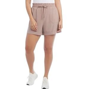 NWT Danskin Ladies' Woven Paperbag Shorts, Size XXL
